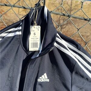 Adidas Men's Navy Windbreaker Jacket
